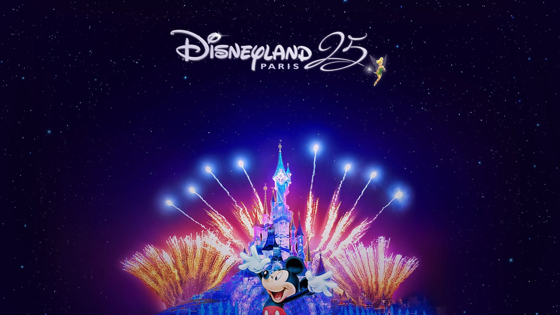 25 ième anniversaire en 2017 de Disneyland Paris